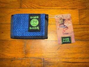 Dime Bags Tri-Fold Wallet Blue Hempster